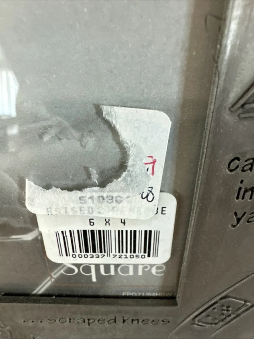 Fetco PEWTER REMEMBER WHEN WE WERE KIDS Picture Frame 4X6 NEW
